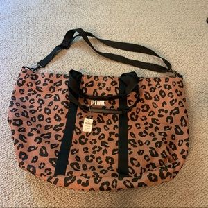 Leopard Print Victoria’s Secret Tote Bag